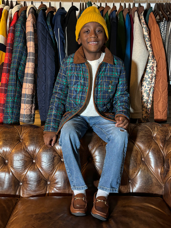 KID James Plaid Quilted Jacket