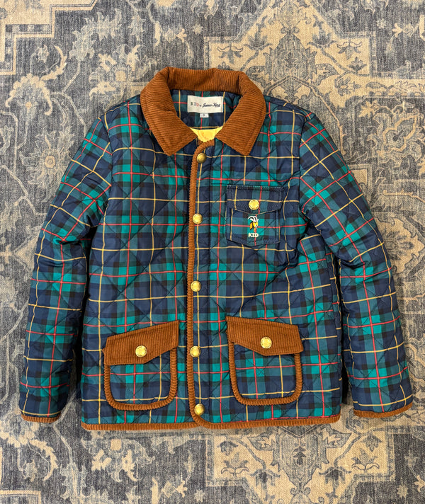 KID James Plaid Quilted Jacket